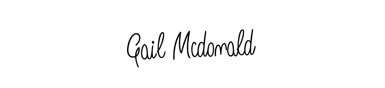 Once you've used our free online signature maker to create your best signature Angelique-Rose-font-FFP style, it's time to enjoy all of the benefits that Gail Mcdonald name signing documents. Gail Mcdonald signature style 5 images and pictures png