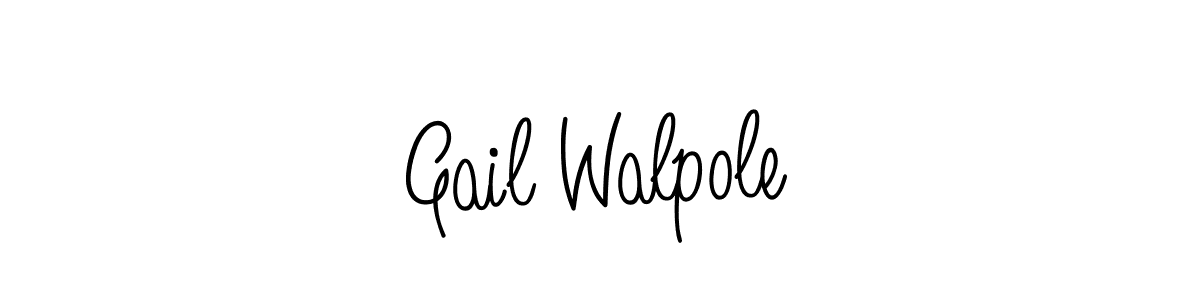 You can use this online signature creator to create a handwritten signature for the name Gail Walpole. This is the best online autograph maker. Gail Walpole signature style 5 images and pictures png