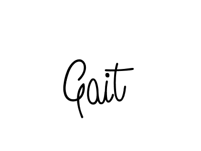 The best way (Angelique-Rose-font-FFP) to make a short signature is to pick only two or three words in your name. The name Gait include a total of six letters. For converting this name. Gait signature style 5 images and pictures png