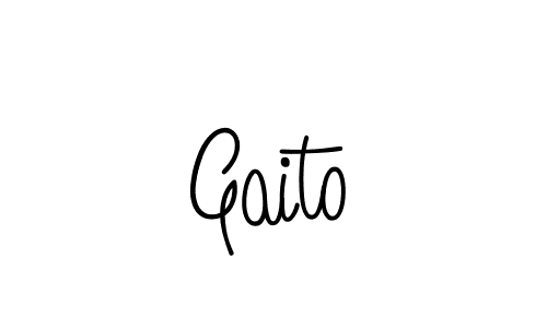 How to make Gaito signature? Angelique-Rose-font-FFP is a professional autograph style. Create handwritten signature for Gaito name. Gaito signature style 5 images and pictures png