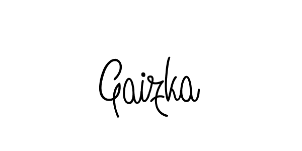 Create a beautiful signature design for name Gaizka. With this signature (Angelique-Rose-font-FFP) fonts, you can make a handwritten signature for free. Gaizka signature style 5 images and pictures png