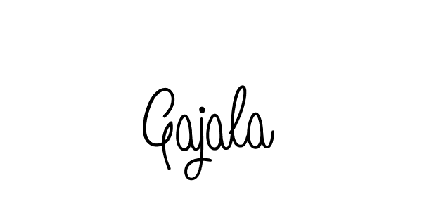 Design your own signature with our free online signature maker. With this signature software, you can create a handwritten (Angelique-Rose-font-FFP) signature for name Gajala. Gajala signature style 5 images and pictures png