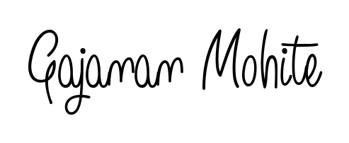 Check out images of Autograph of Gajanan Mohite name. Actor Gajanan Mohite Signature Style. Angelique-Rose-font-FFP is a professional sign style online. Gajanan Mohite signature style 5 images and pictures png