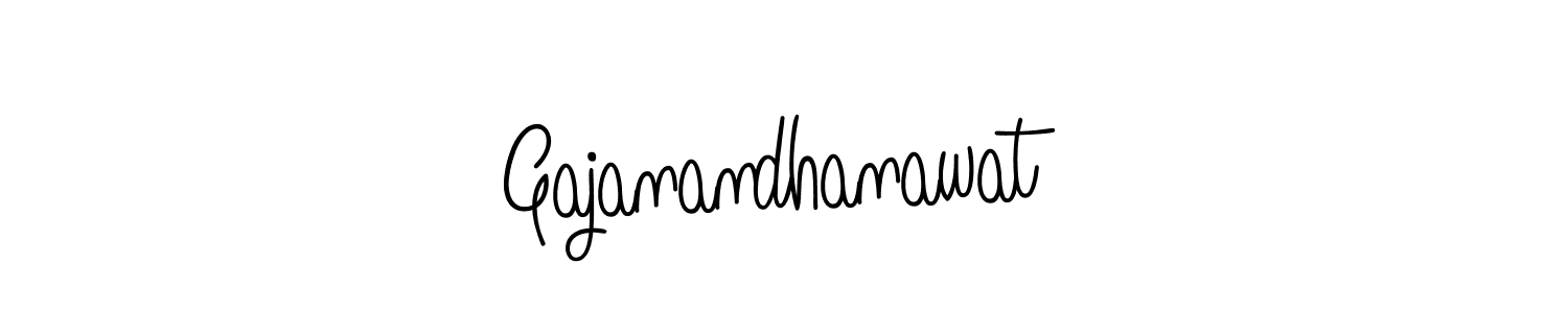 Make a beautiful signature design for name Gajanandhanawat. Use this online signature maker to create a handwritten signature for free. Gajanandhanawat signature style 5 images and pictures png