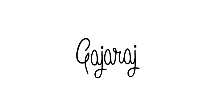 Use a signature maker to create a handwritten signature online. With this signature software, you can design (Angelique-Rose-font-FFP) your own signature for name Gajaraj. Gajaraj signature style 5 images and pictures png
