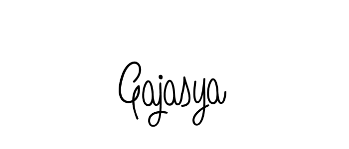 The best way (Angelique-Rose-font-FFP) to make a short signature is to pick only two or three words in your name. The name Gajasya include a total of six letters. For converting this name. Gajasya signature style 5 images and pictures png