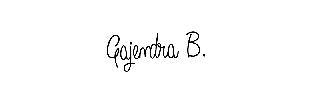 Make a beautiful signature design for name Gajendra B.. Use this online signature maker to create a handwritten signature for free. Gajendra B. signature style 5 images and pictures png