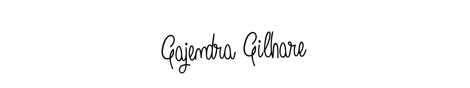 Create a beautiful signature design for name Gajendra Gilhare. With this signature (Angelique-Rose-font-FFP) fonts, you can make a handwritten signature for free. Gajendra Gilhare signature style 5 images and pictures png