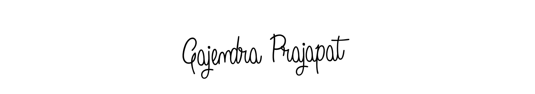 Create a beautiful signature design for name Gajendra Prajapat. With this signature (Angelique-Rose-font-FFP) fonts, you can make a handwritten signature for free. Gajendra Prajapat signature style 5 images and pictures png