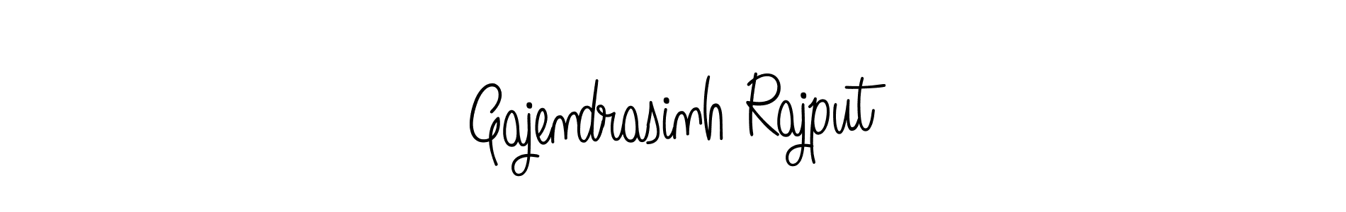 How to make Gajendrasinh Rajput name signature. Use Angelique-Rose-font-FFP style for creating short signs online. This is the latest handwritten sign. Gajendrasinh Rajput signature style 5 images and pictures png