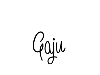 How to make Gaju name signature. Use Angelique-Rose-font-FFP style for creating short signs online. This is the latest handwritten sign. Gaju signature style 5 images and pictures png