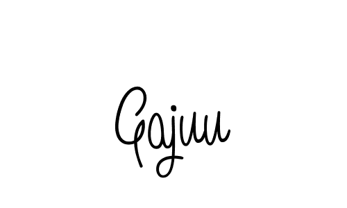 if you are searching for the best signature style for your name Gajuu. so please give up your signature search. here we have designed multiple signature styles  using Angelique-Rose-font-FFP. Gajuu signature style 5 images and pictures png