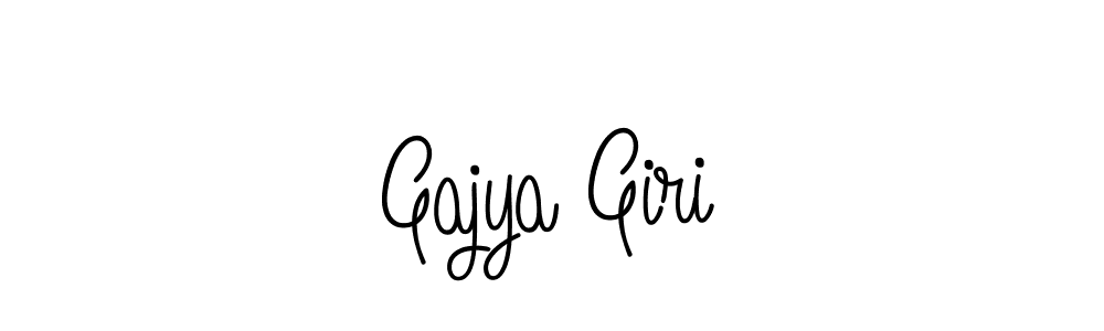 Create a beautiful signature design for name Gajya Giri. With this signature (Angelique-Rose-font-FFP) fonts, you can make a handwritten signature for free. Gajya Giri signature style 5 images and pictures png