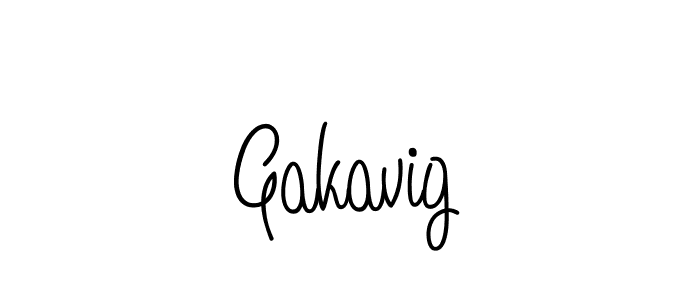 How to Draw Gakavig signature style? Angelique-Rose-font-FFP is a latest design signature styles for name Gakavig. Gakavig signature style 5 images and pictures png