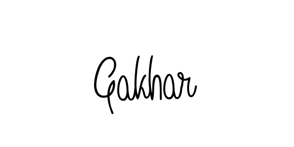 Create a beautiful signature design for name Gakhar. With this signature (Angelique-Rose-font-FFP) fonts, you can make a handwritten signature for free. Gakhar signature style 5 images and pictures png