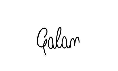 Design your own signature with our free online signature maker. With this signature software, you can create a handwritten (Angelique-Rose-font-FFP) signature for name Galan. Galan signature style 5 images and pictures png