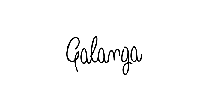 Create a beautiful signature design for name Galanga. With this signature (Angelique-Rose-font-FFP) fonts, you can make a handwritten signature for free. Galanga signature style 5 images and pictures png