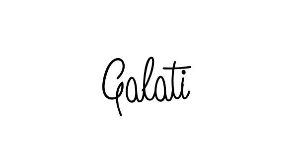 Make a beautiful signature design for name Galati. Use this online signature maker to create a handwritten signature for free. Galati signature style 5 images and pictures png