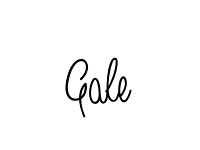 Make a beautiful signature design for name Gale. With this signature (Angelique-Rose-font-FFP) style, you can create a handwritten signature for free. Gale signature style 5 images and pictures png