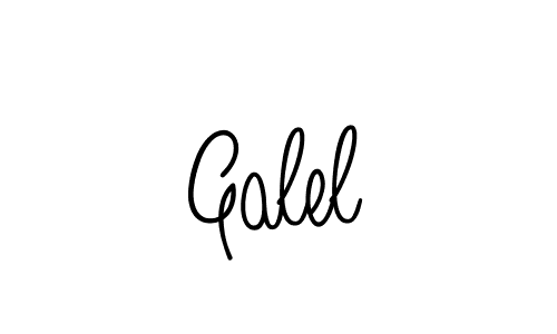 Design your own signature with our free online signature maker. With this signature software, you can create a handwritten (Angelique-Rose-font-FFP) signature for name Galel. Galel signature style 5 images and pictures png