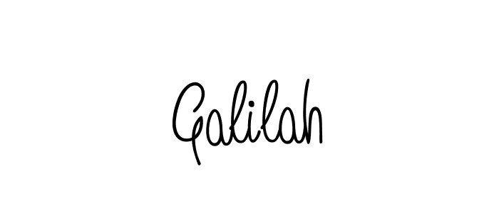 How to make Galilah signature? Angelique-Rose-font-FFP is a professional autograph style. Create handwritten signature for Galilah name. Galilah signature style 5 images and pictures png