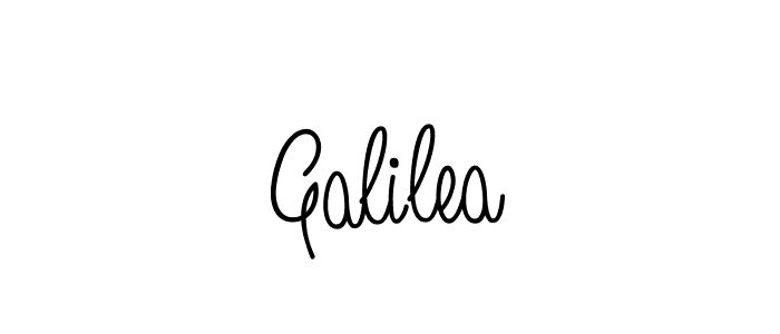 Design your own signature with our free online signature maker. With this signature software, you can create a handwritten (Angelique-Rose-font-FFP) signature for name Galilea. Galilea signature style 5 images and pictures png