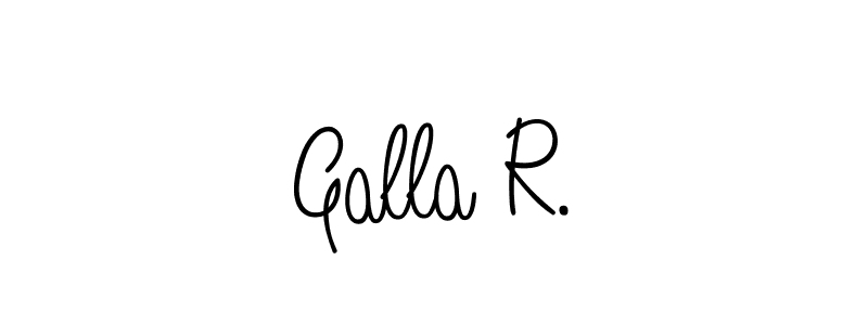 You can use this online signature creator to create a handwritten signature for the name Galla R.. This is the best online autograph maker. Galla R. signature style 5 images and pictures png