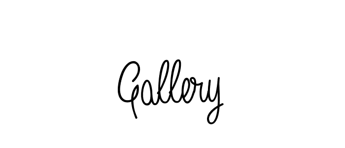 How to make Gallery name signature. Use Angelique-Rose-font-FFP style for creating short signs online. This is the latest handwritten sign. Gallery signature style 5 images and pictures png