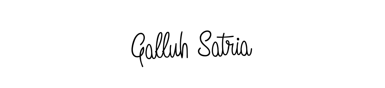 The best way (Angelique-Rose-font-FFP) to make a short signature is to pick only two or three words in your name. The name Galluh Satria include a total of six letters. For converting this name. Galluh Satria signature style 5 images and pictures png