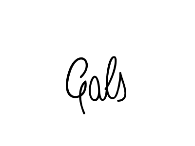 Gals stylish signature style. Best Handwritten Sign (Angelique-Rose-font-FFP) for my name. Handwritten Signature Collection Ideas for my name Gals. Gals signature style 5 images and pictures png