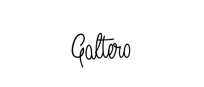 Design your own signature with our free online signature maker. With this signature software, you can create a handwritten (Angelique-Rose-font-FFP) signature for name Galtero. Galtero signature style 5 images and pictures png