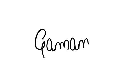 How to make Gaman name signature. Use Angelique-Rose-font-FFP style for creating short signs online. This is the latest handwritten sign. Gaman signature style 5 images and pictures png