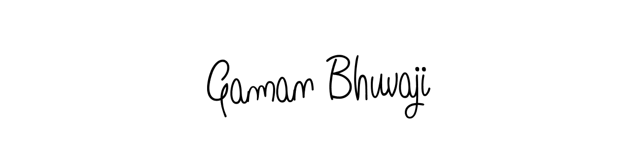 Make a beautiful signature design for name Gaman Bhuvaji. Use this online signature maker to create a handwritten signature for free. Gaman Bhuvaji signature style 5 images and pictures png