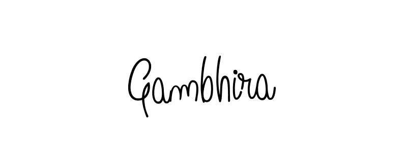 How to Draw Gambhira signature style? Angelique-Rose-font-FFP is a latest design signature styles for name Gambhira. Gambhira signature style 5 images and pictures png