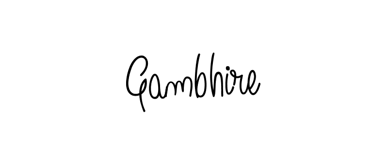 Here are the top 10 professional signature styles for the name Gambhire. These are the best autograph styles you can use for your name. Gambhire signature style 5 images and pictures png