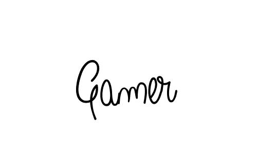The best way (Angelique-Rose-font-FFP) to make a short signature is to pick only two or three words in your name. The name Gamer include a total of six letters. For converting this name. Gamer signature style 5 images and pictures png