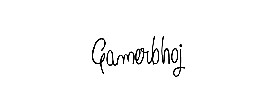 The best way (Angelique-Rose-font-FFP) to make a short signature is to pick only two or three words in your name. The name Gamerbhoj include a total of six letters. For converting this name. Gamerbhoj signature style 5 images and pictures png