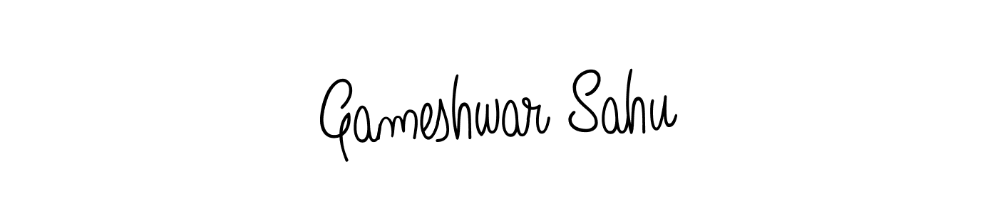 Check out images of Autograph of Gameshwar Sahu name. Actor Gameshwar Sahu Signature Style. Angelique-Rose-font-FFP is a professional sign style online. Gameshwar Sahu signature style 5 images and pictures png