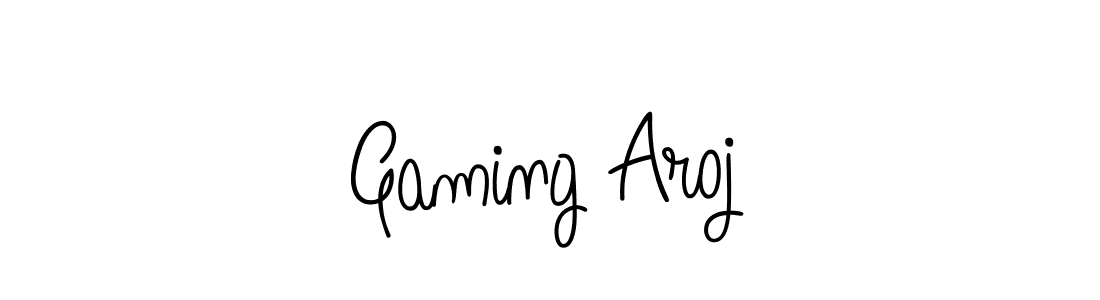 This is the best signature style for the Gaming Aroj name. Also you like these signature font (Angelique-Rose-font-FFP). Mix name signature. Gaming Aroj signature style 5 images and pictures png