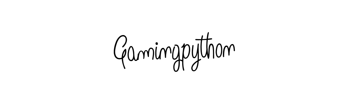 if you are searching for the best signature style for your name Gamingpython. so please give up your signature search. here we have designed multiple signature styles  using Angelique-Rose-font-FFP. Gamingpython signature style 5 images and pictures png