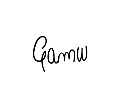 Once you've used our free online signature maker to create your best signature Angelique-Rose-font-FFP style, it's time to enjoy all of the benefits that Gamw name signing documents. Gamw signature style 5 images and pictures png