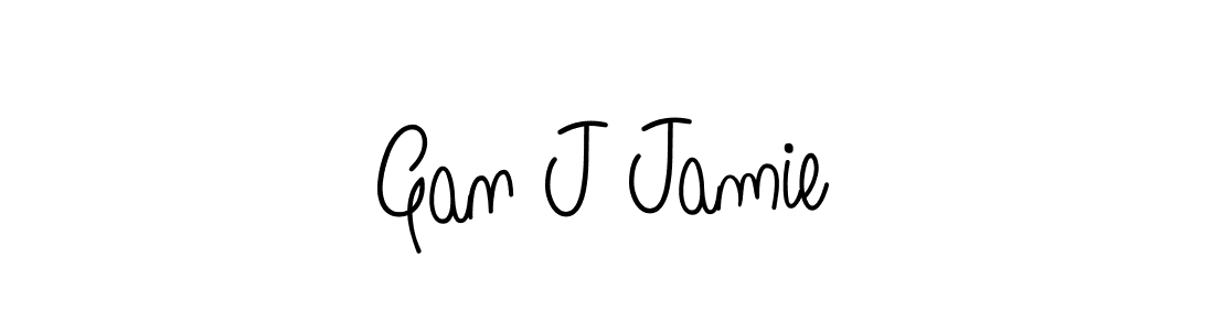Make a beautiful signature design for name Gan J Jamie. Use this online signature maker to create a handwritten signature for free. Gan J Jamie signature style 5 images and pictures png