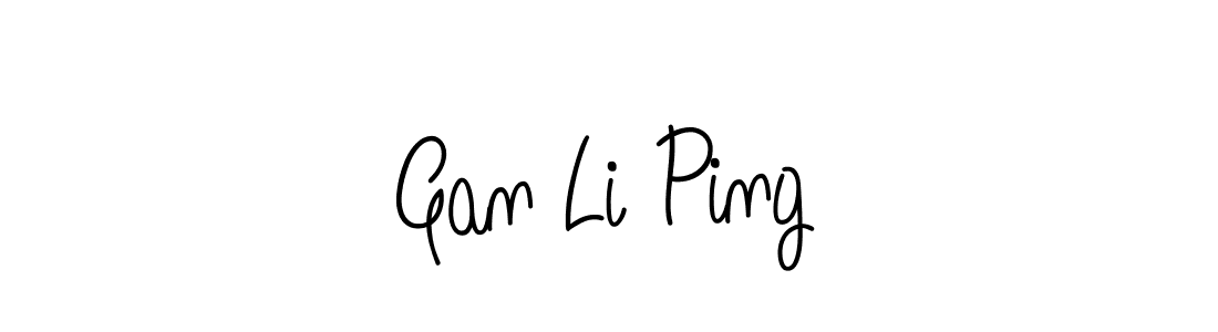 Check out images of Autograph of Gan Li Ping name. Actor Gan Li Ping Signature Style. Angelique-Rose-font-FFP is a professional sign style online. Gan Li Ping signature style 5 images and pictures png