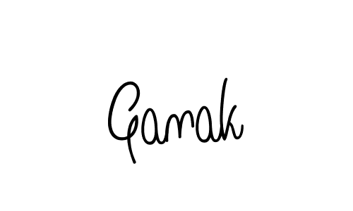 How to Draw Ganak signature style? Angelique-Rose-font-FFP is a latest design signature styles for name Ganak. Ganak signature style 5 images and pictures png