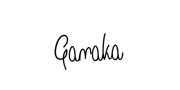 Make a beautiful signature design for name Ganaka. Use this online signature maker to create a handwritten signature for free. Ganaka signature style 5 images and pictures png