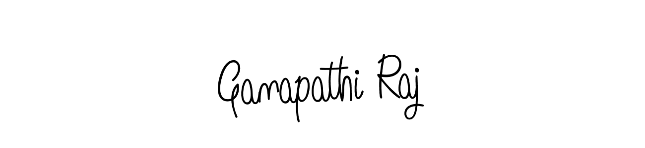 How to make Ganapathi Raj signature? Angelique-Rose-font-FFP is a professional autograph style. Create handwritten signature for Ganapathi Raj name. Ganapathi Raj signature style 5 images and pictures png