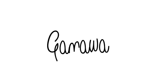 How to make Ganawa signature? Angelique-Rose-font-FFP is a professional autograph style. Create handwritten signature for Ganawa name. Ganawa signature style 5 images and pictures png