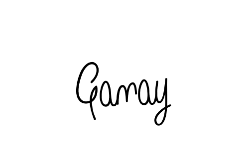 Use a signature maker to create a handwritten signature online. With this signature software, you can design (Angelique-Rose-font-FFP) your own signature for name Ganay. Ganay signature style 5 images and pictures png