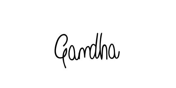 Gandha stylish signature style. Best Handwritten Sign (Angelique-Rose-font-FFP) for my name. Handwritten Signature Collection Ideas for my name Gandha. Gandha signature style 5 images and pictures png