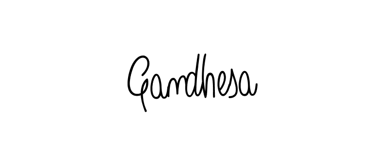 if you are searching for the best signature style for your name Gandhesa. so please give up your signature search. here we have designed multiple signature styles  using Angelique-Rose-font-FFP. Gandhesa signature style 5 images and pictures png